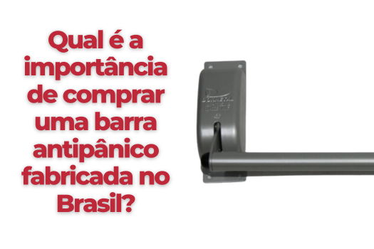 Qual é a importância da instalação de barras antipânico em locais de alta circulação?